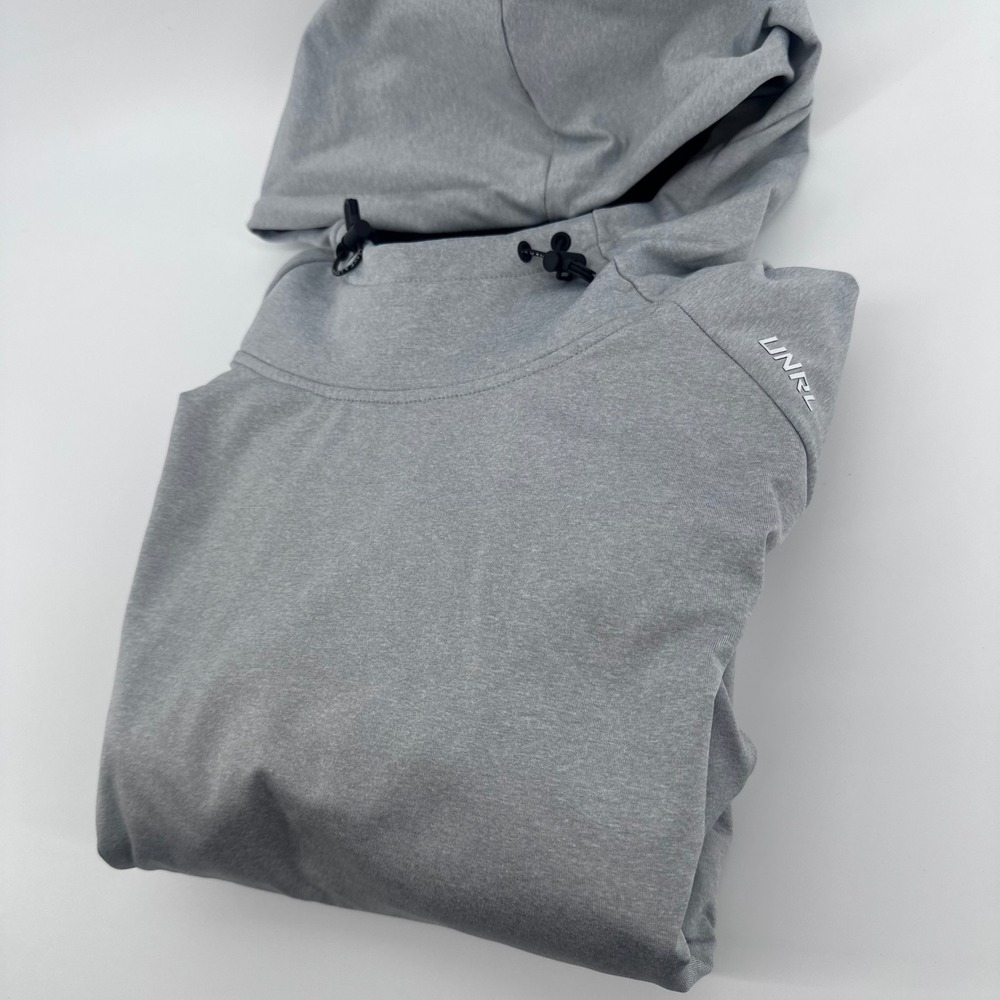 UNRL Elite Hoodie Mens 3XL Gray Activewear Athletic Performance Sweatshirt